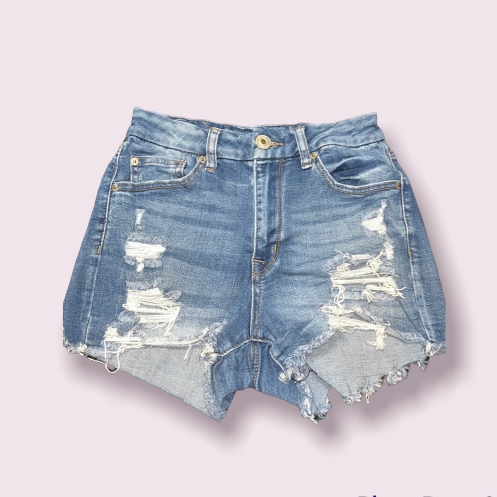 Curvy High Rise Shorts